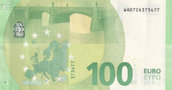 (051) European Union P30WA - 100 Euro (2019-Lagarde)